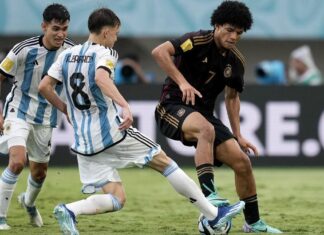 La Sub 17 perdió contra Alemania y ahora va por el tercer puesto del mundial
