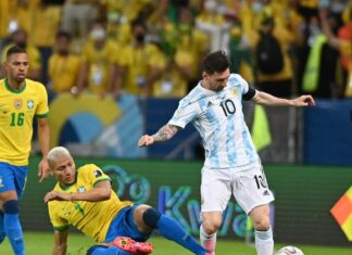 Argentina busca recuperarse esta noche frente a Brasil
