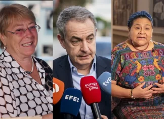 Sergio Massa recibió el apoyo de Michelle Bachelet, Rodríguez Zapatero y otros ex presidentes