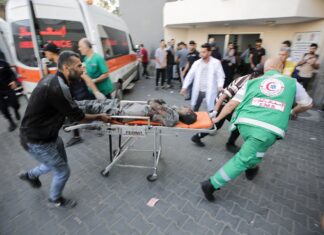 Bombardearon el mayor hospital de la Franja de Gaza