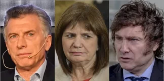 Milei, Bullrich y Macri compiten en una encuesta de posible voto positivo