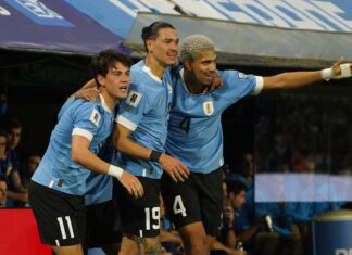 Bombonerazo de Uruguay frente a Argentina
