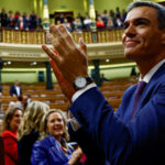 Pedro Sánchez nuevamente elegido presidente del gobierno español