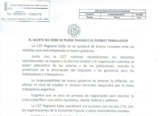 DNU de Milei: La CGT analiza un paro general