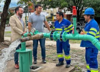 El Gobierno puso en funcionamiento un nuevo pozo de abastecimiento de agua potable para Tres Cerritos