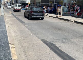 La municipalidad retiró las ciclovias de calle Alvarado