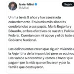 Milei: “Umma fue asesinada cobardemente; vamos a hacer que paguen por la vida que se llevaron”