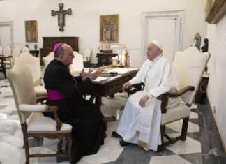 Monseñor Cargnello se reunió con el Papa Francisco