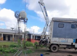El equipo ATLAS de Aguas del Norte reparó y puso en funcionamiento un pozo en la Comunidad San Luis