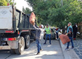 ¡Atención vecinos! El móvil de descacharrado se traslada a zona sur