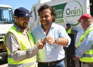 Orán: Entregaron nuevos camiones recolectores