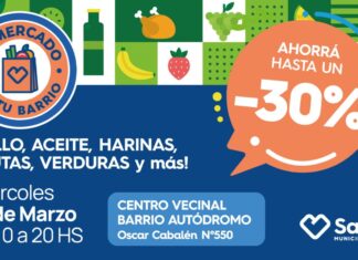 ¡Atención vecinos! “El mercado en tu barrio” llega mañana al autódromo
