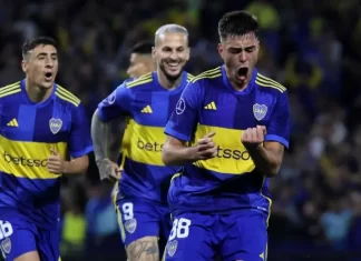 Apretado triunfo de Boca ante Trinidense de Paraguay