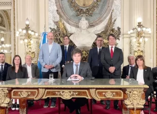 Milei reunió anoche a su Gabinete para ratificar el alineamiento de la Argentina con Israel y analizar posibles amenazas terroristas