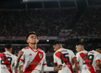 Ganó River y es lider en su grupo en la Libertadores