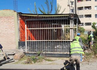 La Municipalidad realizó tareas de saneamiento en un terreno baldío de zona céntrica