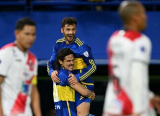 Boca goleó pero no le alcanzó