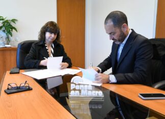 La Municipalidad contará con el acompañamiento del Banco Macro para el cuidado de la plaza 9 de Julio