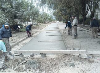 Continúa la recuperación de calzada en Av. Saavedra