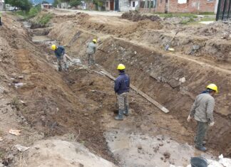 Acondicionaron canales pluviales en San Ignacio y Belgrano al 1.800
