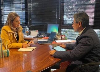 Autoridades del IPV y Aguas del Norte analizan proyectos conjuntos
