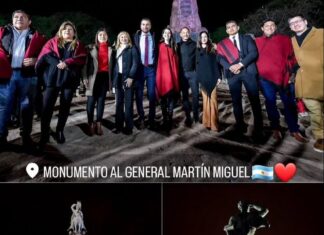 Dario Madile participó de los actos en conmemoración al 203º aniversario del fallecimiento de Martín Miguel de Güemes
