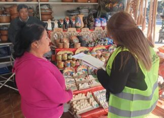Comenzó el censo de feriantes en el Paseo San Martín