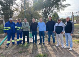 Aguas del norte habilitó obras en Cobos