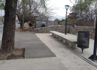 La municipalidad realiza obras complementarias en el puente Vélez Sarsfield