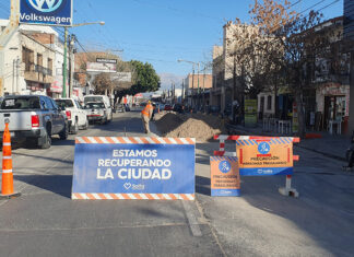 ¡Atención vecinos! La Avda. San Martín al 1400 continúa cortada por obras