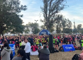 Con más de 250 participantes, se llevó a cabo el «Zumbatón»