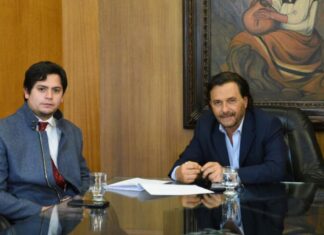 Sáenz se reunió con el intendente de Tartagal: agua, educación y producción, los ejes de la agenda