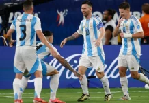 La Selección argentina ya está en Atlanta preparándose para enfrentar a Egipto