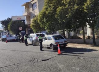 Se secuestraron 11 vehículos en la rotonda de Los Gauchos
