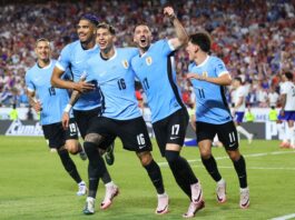 Uruguay venció a Estados Unidos con un gol polémico