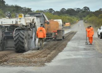 Está en marcha la repavimentación de la RP 5