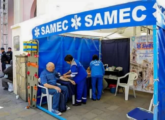 SAMEC realizó más de 2.000 atenciones durante la procesión del Milagro