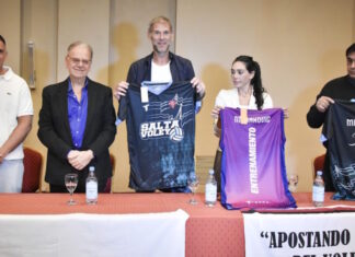 Marcos Milinkovic llegó a Salta Voley