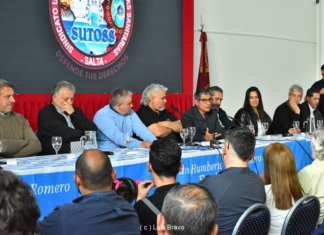 Aguas del norte acompañó al Sindicato en la inauguración del SUM y gimnasio en su sede central