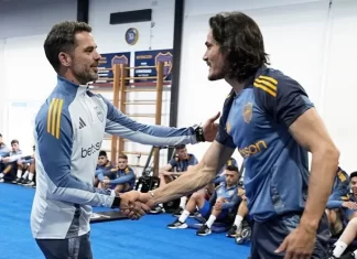 Gago fue presentado oficialmente como DT de Boca
