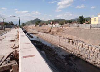 La municipalidad avanza la reconstrucción del canal Yrigoyen