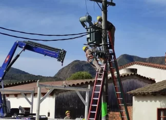 EDESA continúa trabajando para restablecer la luz en el Valle de Lerma tras el temporal