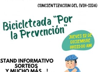 Bicicleteada para prevenir y concientizar del VIH-SIDA en General Güemes
