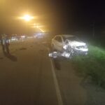 Tragedia en la RP 57: Un fatal siniestro entre automóvil y motocicleta dejó una persona fallecida