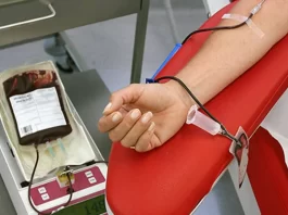 Colecta de sangre en la sede de Tránsito