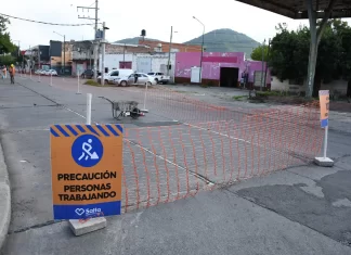 Se ejecutaron obras de hormigonado en Santa Fe al 800