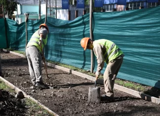 El municipio inició obras de recuperación en el parque 20 de Febrero