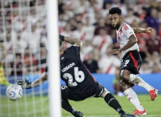 River volvió al triunfo frente a Lanus