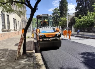 Verano en Obra: ejecutaron la repavimentación de la calle Mitre