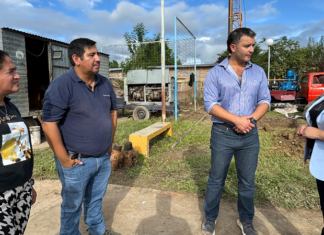 Aguas del Norte inició las obras de un nuevo pozo en Hipólito Yrigoyen